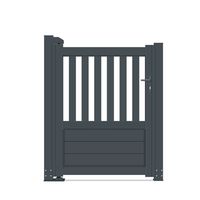 Porte battante en aluminium multi-chambres à économie d'énergie pour projet d'aménagement intérieur de maison duplex Prima Custom Design