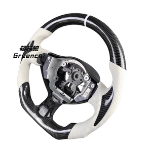 Volant en cuir en fibre de carbone pour <span class=keywords><strong>Infiniti</strong></span> Q50/Q50L/Q60/<span class=keywords><strong>Q30</strong></span>/G35/G37/FX35/QX70/M37/QX80/ESQ/EX/JX/<span class=keywords><strong>Nissan</strong></span> 350Z/370Z - Product Image 2