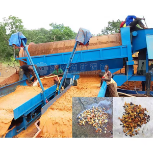 Equipo móvil de minería aluvial planta de recuperación de oro 200 toneladas por hora planta de lavado de fiebre del oro para minería de oro y piedras preciosas - Product Image 1
