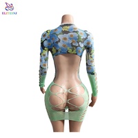 Vêtements de danse exotiques en résille imprimés, vente en gros, personnalisation, nouveautés, best-sellers