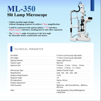 Lámpara de Hendidura Digital LED 5 Pasos ML-350 Popular Microscopio Oftálmico para Examen Ocular en Hospitales