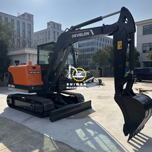 Livraison gratuite, mini-excavatrice sur chenilles Doosan DX60, moteur à engrenages, moteur PLC, haute efficacité - Product Image 2