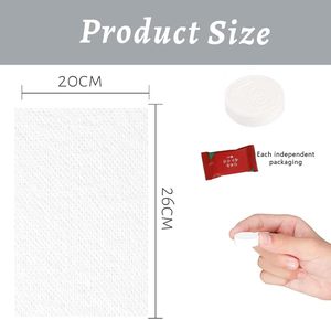 Serviette de bain compressée jetable en coton, douce et durable, pour voyage, camping, hôtel, salon de beauté - Product Image 3