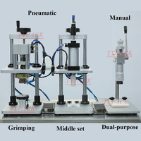Machine à sertir manuelle pour flacons de parfum, en stock direct usine, pour manchons intermédiaires et têtes de pompe interchangeables