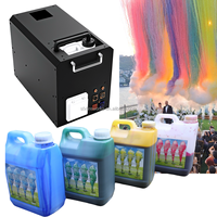 Machine à fumée LED 3000W à jet vertical, DMX512 RGB, télécommande, effets spéciaux pour scène, mariage, fête, club