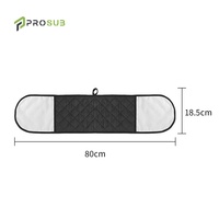 Prosub Double Mitaine de Four en Lin, Blanks pour Sublimation, Longue, Pliable, Résistante à la Chaleur, Lavable, Durable, Mitaines pour Micro-ondes