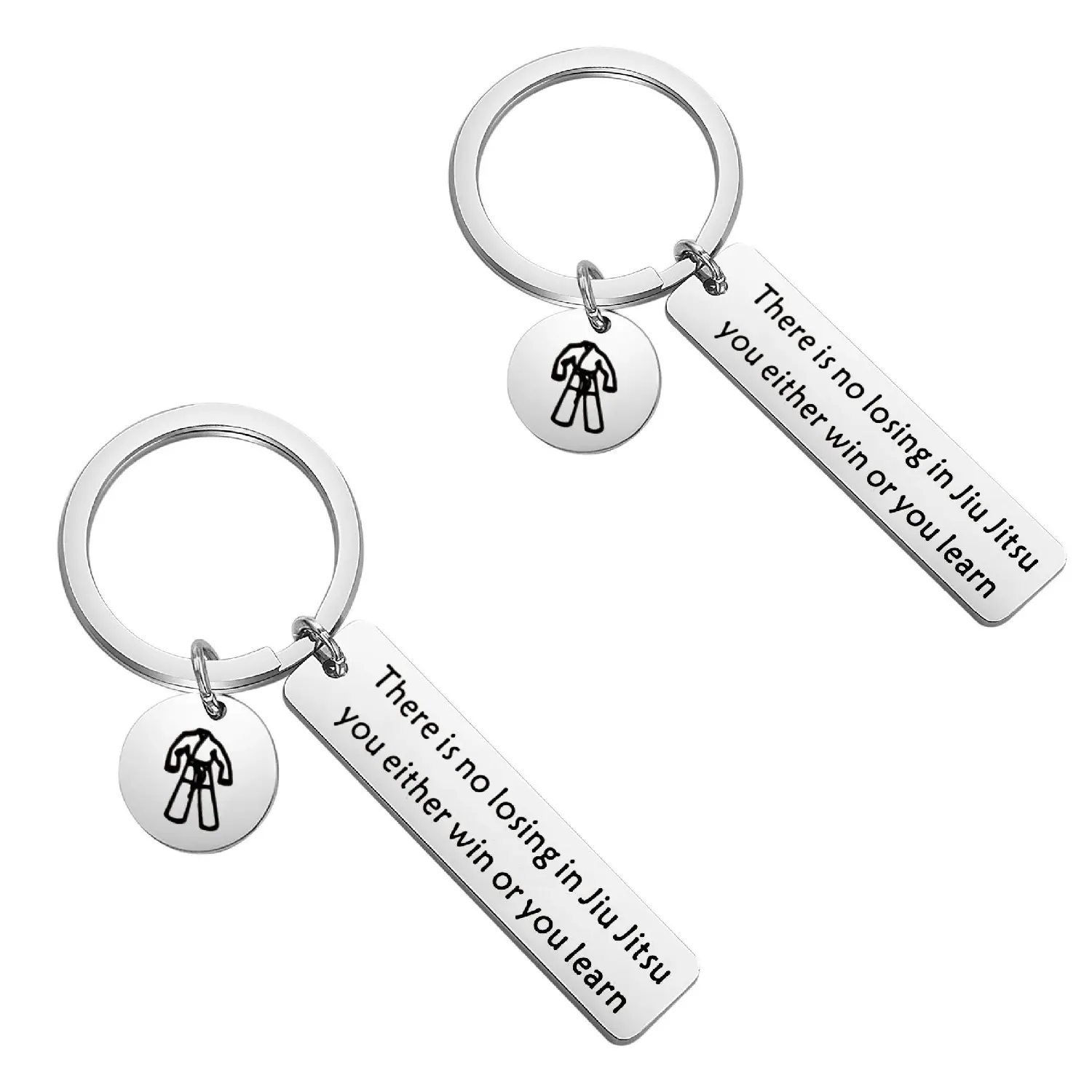 Judo Sleutelhanger Taekwondo Studenten Beginner Coach Leraar Sleutelhanger Martial Sleutelhangers Metalen Hanger Liefhebbers Geschenken Jiu Jitsu Sleutelhanger