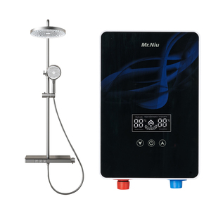 Calentador de agua caliente sin tanque táctil de película gruesa para toda la casa, calentador de agua sin tanque, calentador de agua eléctrico multipunto eléctrico - Product Image 1