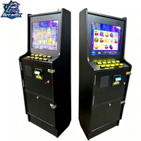 Borne d'arcade tactile en bois de 19 pouces, populaire aux États-Unis, pour jeux de compétences à monnayeur, pour usage domestique