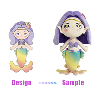 Fabricant de jouets en peluche sur mesure d'animal en peluche sur mesure conception personnalisée anime peluches douces