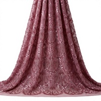 Tissu en dentelle de tulle brodé de perles et de paillettes pour robe de mariée, robe de soirée, robe de fête