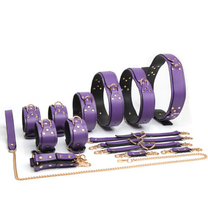 SM <b>bondage</b> and discipline <b>set</b>, sex toys for women and couples, adult sex toys, lovemaking props, handcuffs and restraints - Product Image 1