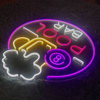 Bar de piscine billard LED enseigne au néon bar boutique maison piscine Pub bière décor signe meilleur cadeau personnalisé néon Bar signe