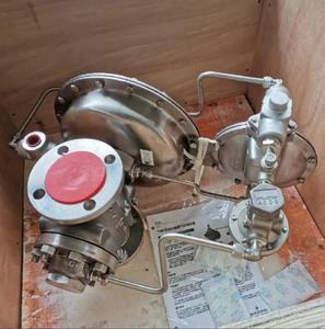 Válvula de bola neumática Fisher Regulator 1190 de baja presión para gas, con operación piloto y reducción de presión, para montaje en plataforma. - Product Image 4