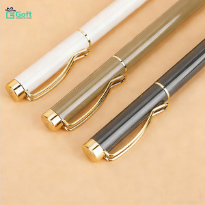 Ensemble de stylos gel style Morandi & corps en métal inoxydable & logo gravé au laser personnalisé & stylo cadeau pour affaires et publicité pour les signatures - Product Image 3