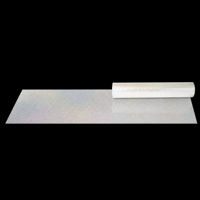 Rouleau de film PET holographique argenté doré à estampage à chaud, écologique, à effet arc-en-ciel, pour l'impression d'emballages