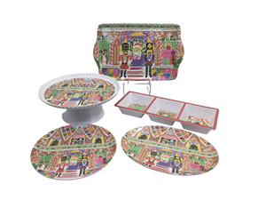 Piring Kue Plastik Melamin untuk Pesta, Alas Kue Pernikahan - Product Image 4