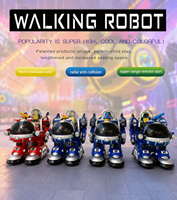 Leduole LT-5 Robots Électriques Rotatifs à 360 Degrés pour Enfants avec Radar Anti-Collision, Équipement de Divertissement à Batterie pour l'Extérieur