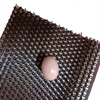 Coussin de nidification amovible marron pour poulailler, pour poules pondeuses, accessoires d'équipement pour poulailler