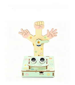Kit d'apprentissage scientifique électronique STEM OKYN-G6798 DIY : Jeu de robot Pierre-Papier-Ciseaux - Product Image 3