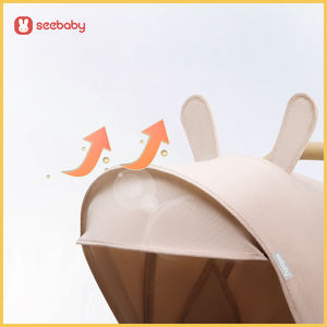 Cochecito de bebé plegable ligero <span class=keywords><strong>Seebaby</strong></span> con diseño de dibujos animados lindo logotipo personalizable al mejor precio cochecito de bebé - Product Image 4