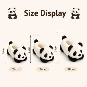 Pantuflas de Peluche Personalizadas de <span class=keywords><strong>Panda</strong></span> de Algodón PP, Zapatillas Suaves de Animales de Peluche para Aliviar el Estrés, Ideales para Promoción de Marca, Bajo MOQ, OEM - Product Image 3