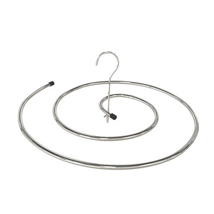 <span class=keywords><strong>Cintre</strong></span> rotatif en <span class=keywords><strong>spirale</strong></span> en acier inoxydable, multifonctionnel, pour séchage de couettes et draps sur balcon, modèle phare des influenceurs - Product Image 5