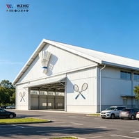 Edificio de Estructura de Acero Galvanizado Estándar ISO, Pista de Patinaje sobre Hielo Profesional, Centro Deportivo Multiusos con Estructura de Acero