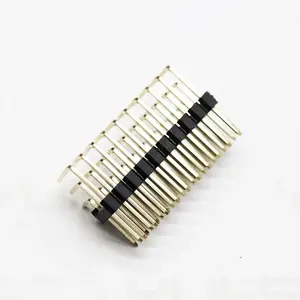 Gratis Monsters 2.54Mm Afstandshoogte 2.5Mm Drievoudige Rij Mannelijke Header Haakse Pin Header Drievoudige Rij Haakse Connector