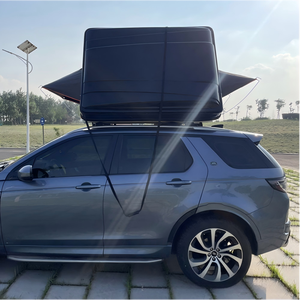 Tente <span class=keywords><strong>de</strong></span> toit résistante aux UV, imperméable, pour 2-3 personnes, en aluminium, coque rigide, quatre saisons, double couche <span class=keywords><strong>de</strong></span> toile, pour toit <span class=keywords><strong>de</strong></span> voiture 4x4 - Product Image 2