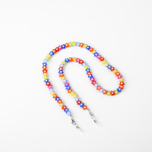 Masque étoile en acrylique et chaîne de lunettes, étoile pentagonale colorée, style européen et américain, accessoire frais et doux pour enfants - Product Image 5