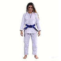 Gi BJJ Tenun Mutiara Tahan Lama Unisex Seragam Brazilian Jiu Jitsu untuk Latihan Seni Bela Diri OEM/ODM Grosir