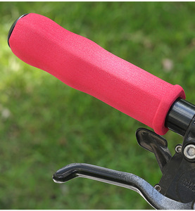 Xe đạp xử lý <span class=keywords><strong>Grip</strong></span> Ergonomic bìa chống trượt gia tốc vellus SE tay 115mm đa giác thoải mái Trắng cao su xe đạp Grips - Product Image 2