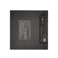Portable USB 3.0 External DVD/CD Burner with TF/SD Card Reader 24X/8X Speed Tray Type for Laptop & Desktop