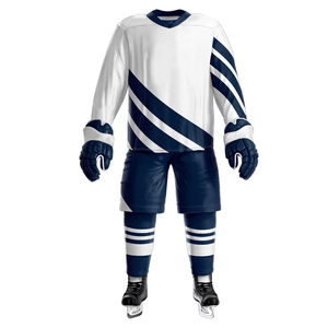 Uniforme de hockey sur glace personnalisé de haute qualité, 100% polyester, écologique, respirant, à séchage rapide, pour une utilisation en extérieur, vêtements professionnels unisexes - Product Image 1