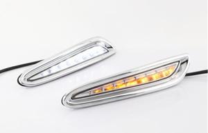 DRL Per <span class=keywords><strong>Mazda3</strong></span> 2010 2011 2012 2013 LED Luci di Marcia Diurna Luce di nebbia copertura della lampada del faro con indicatori di direzione gialli - Product Image 5