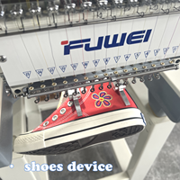 Machine à broder informatisée à tête unique Fuwei, la plus récente, avec dispositif pour casquettes, à prix avantageux