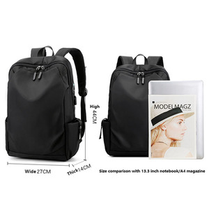 Alla moda per uomini e donne semplice zainetto per Computer in <span class=keywords><strong>tessuto</strong></span> Oxford <span class=keywords><strong>zaino</strong></span> per studenti di grande capacità - Product Image 3