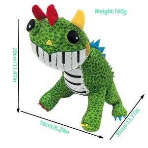 Meilleures ventes : Jouets en peluche monstres à crinière arc-en-ciel, doux, mignons et moelleux, pour machine à griffes, cadeaux pour enfants - Product Image 2