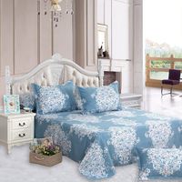 Draps de lit en coton 100% doux, imprimés numériquement, de qualité professionnelle, en gros, à Dubaï, Émirats arabes unis