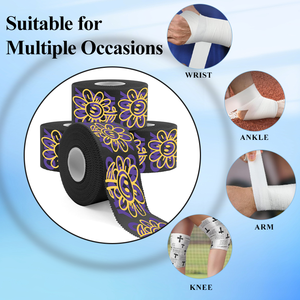 Produits chauds Ruban <span class=keywords><strong>de</strong></span> kinésiologie en coton Couleur aléatoire Physio Strapping avec colle la plus forte Ruban <span class=keywords><strong>de</strong></span> sport hypoallergénique - Product Image 4