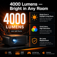 Projecteur laser DLP 3D prêt pour la 4K UHD BenQ AK700ST 4000LM à courte focale, simulateur de golf, home cinéma, entreprise, éducation