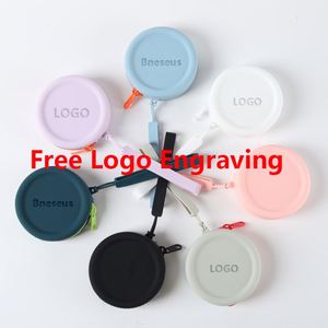 Ultra Light Portable Silicone Zipper Key Case with Free Logo Engraving, Multifunctional Storage <b>Pouch</b> for Coins Earbuds Lipstick - Product Image 4