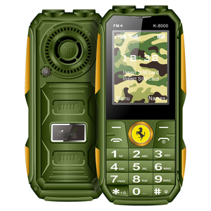 Teléfono Móvil K8000 con Banco de Energía de 2400 mAh, Pantalla de 2.4 Pulgadas, Linterna LED, Altavoz con Vibración, Diseño Resistente - Product Image 1