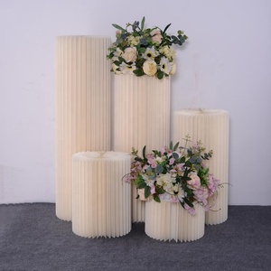 Support de présentation de gâteaux personnalisable, pliable, en papier, pour anniversaire, mariage, table de desserts - Product Image 1