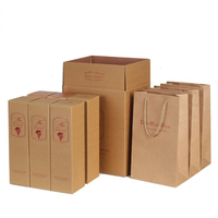 Boîtes d'emballage carton personnalisées en papier pour bouteilles de vin et de bière