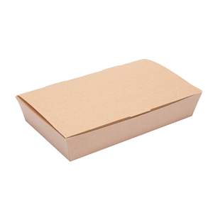 กล่องอาหารคราฟท์ในนาโน microonda 27,5 cm x 16,5 cm x 5 cm - Product Image 1