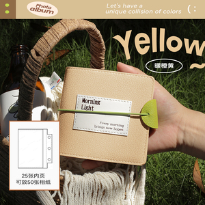 Álbum de Fotos de 1 Rejilla Color <span class=keywords><strong>Dopamina</strong></span>, Mini <span class=keywords><strong>Libro</strong></span> Coleccionable de Fotos Instantáneas, Álbum de Bolsillo de 3'' para Pegatinas, Tarjetas Polaroid y Tarjetas Coleccionables - Product Image 6
