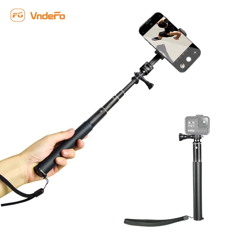 Yüksek kaliteli Tripote Selfie sopa Tripod çok fonksiyonlu Monopod evrensel telefonlar için 165cm alüminyum Monopod