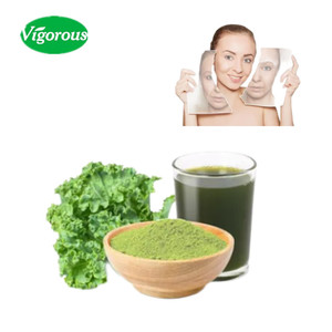 Échantillons gratuits de jus de chou frisé, Brassica oleracea <span class=keywords><strong>var</strong></span>., fourni par l'usine. Poudre de jus de chou frisé Acephala DC - Product Image 3